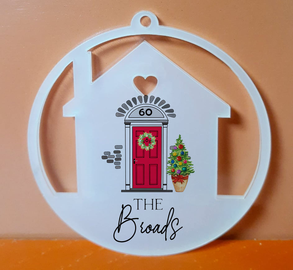 Personalised New Home Bauble