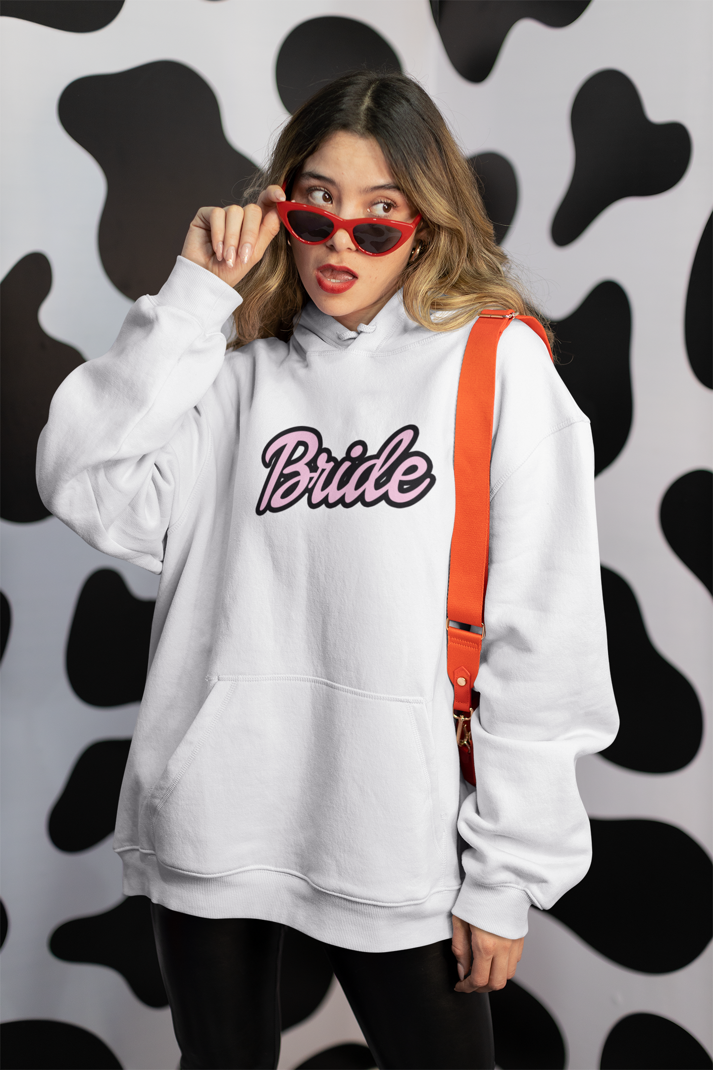 Nostalgic 90's Bride Oversized Hoodie β Retro Wedding Apparel