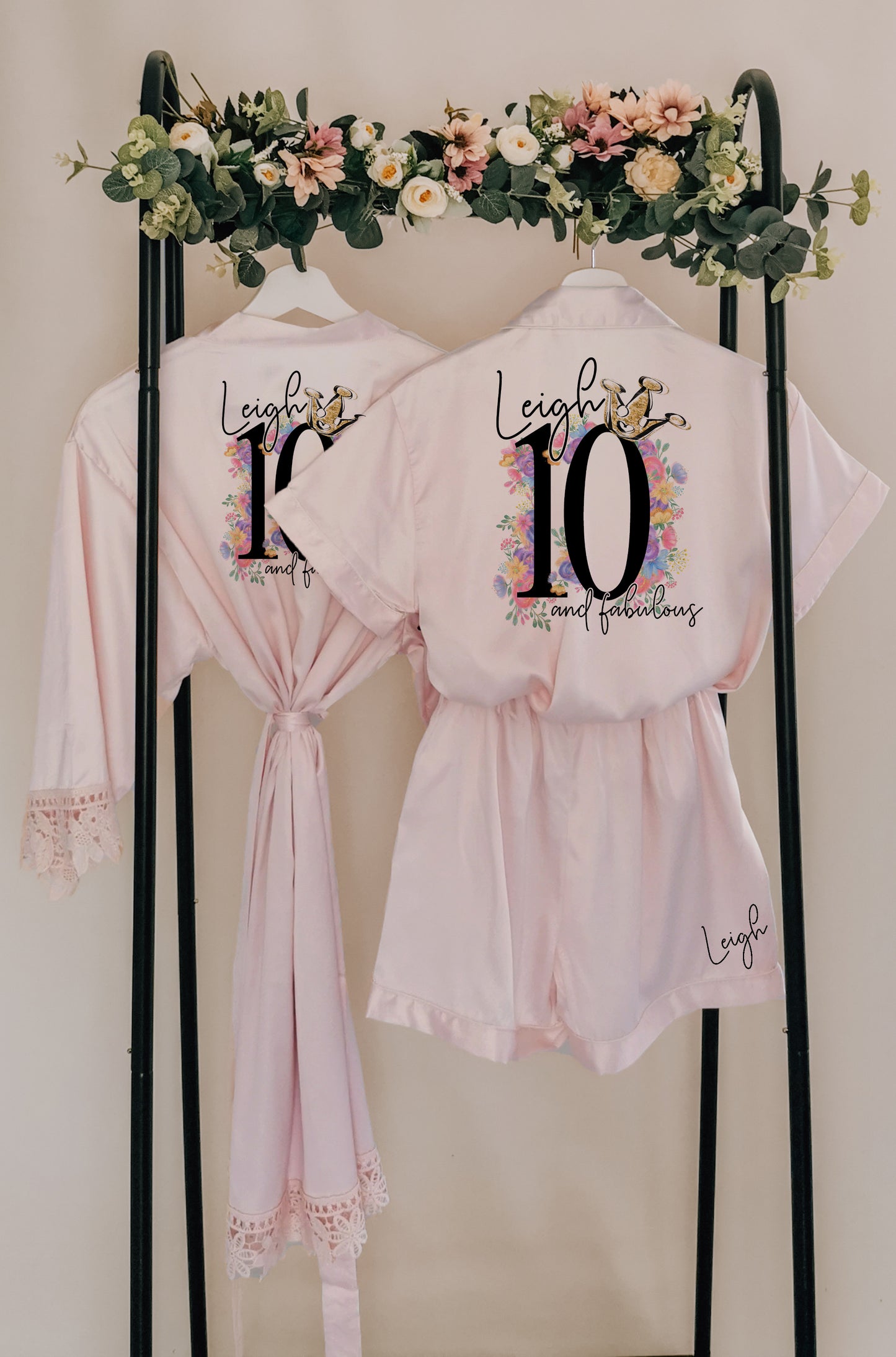 Luxury Personalised 10th Birthday Pyjamas Set