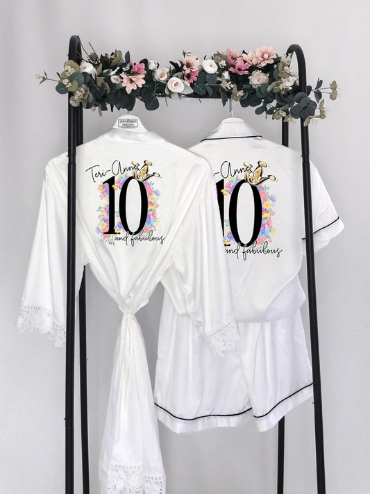 Personalised 10th Birthday Robe