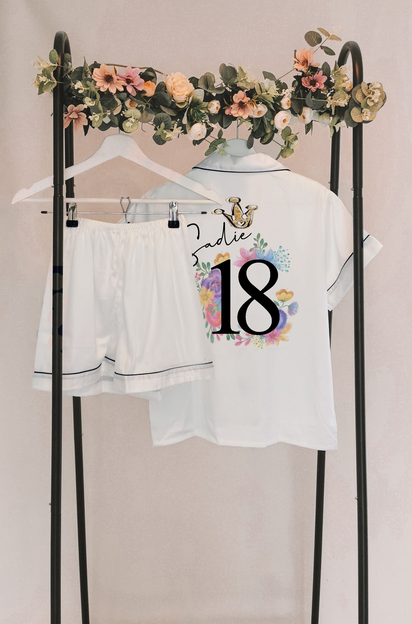 Personalised 18th Birthday Pyjamas, Unique 18th Birthday Present (Adult Sizes)