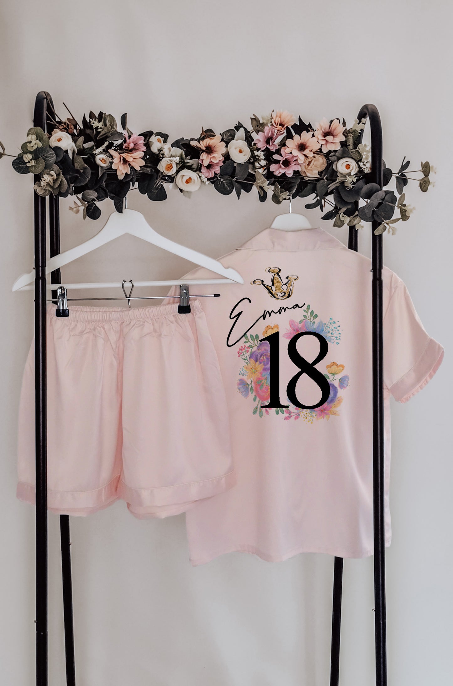 Personalised 18th Birthday Pyjamas, Unique 18th Birthday Present (Adult Sizes)