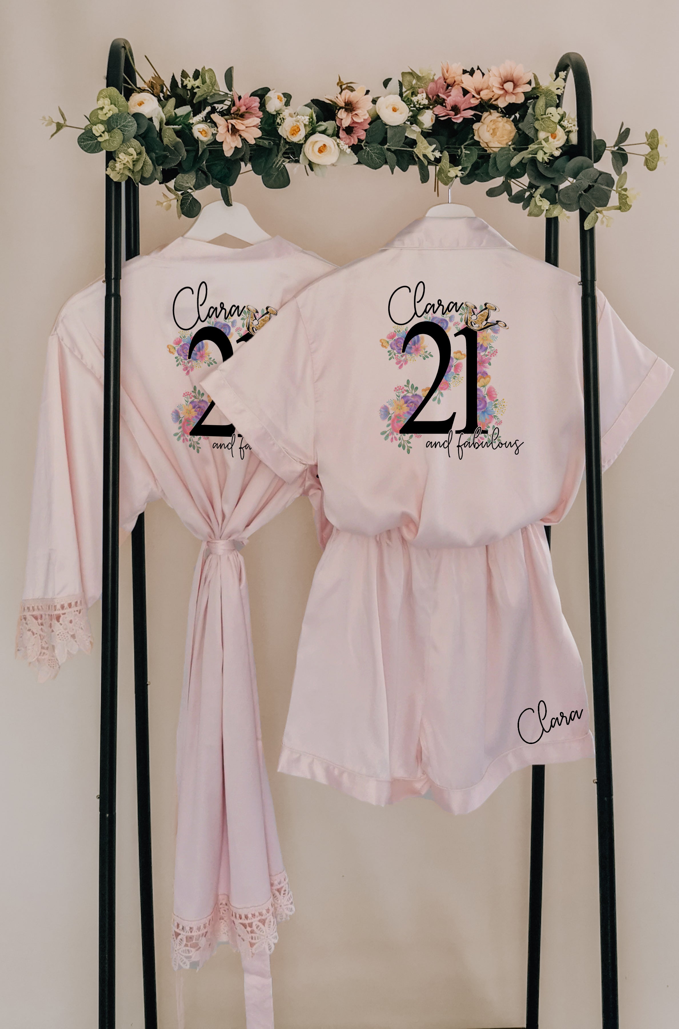 Personalised 21st Birthday Pyjamas 21st Birthday Present Special BDAY GIFT Birthday Gift Set Milestone Birthday PJs