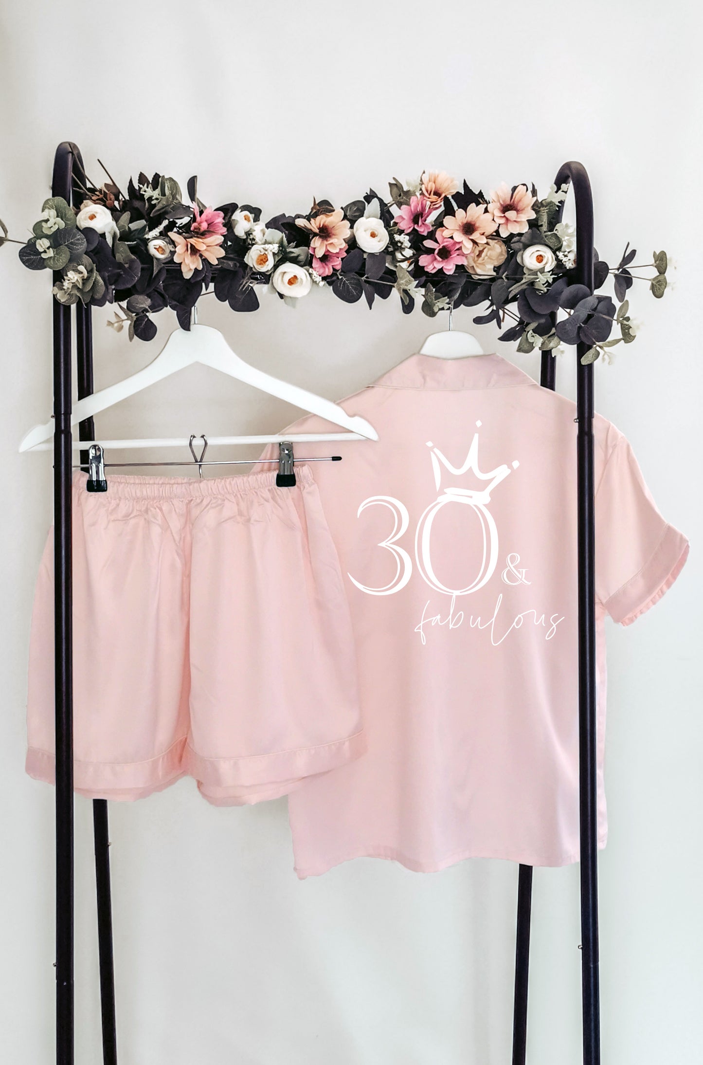 Personalised 40 and Fabulous Birthday Pyjamas, Unique Ladies 40th Milestone Birthday Present (Adult Sizes) (Copy)