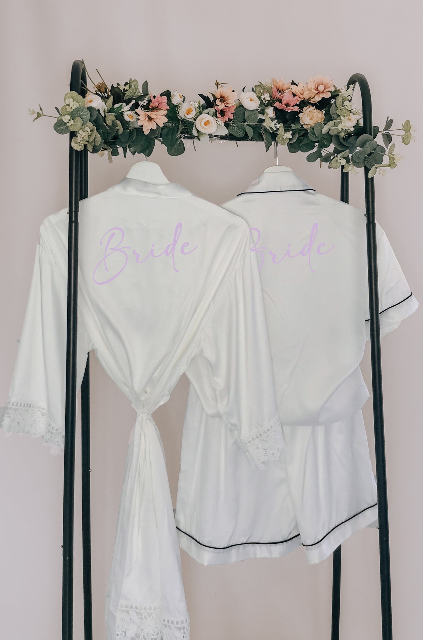 Personalised Matching Maid of Honour, Bridesmaid, Mother of the Bride and Groom Pyjamas "Ada" (Adult Sizes)