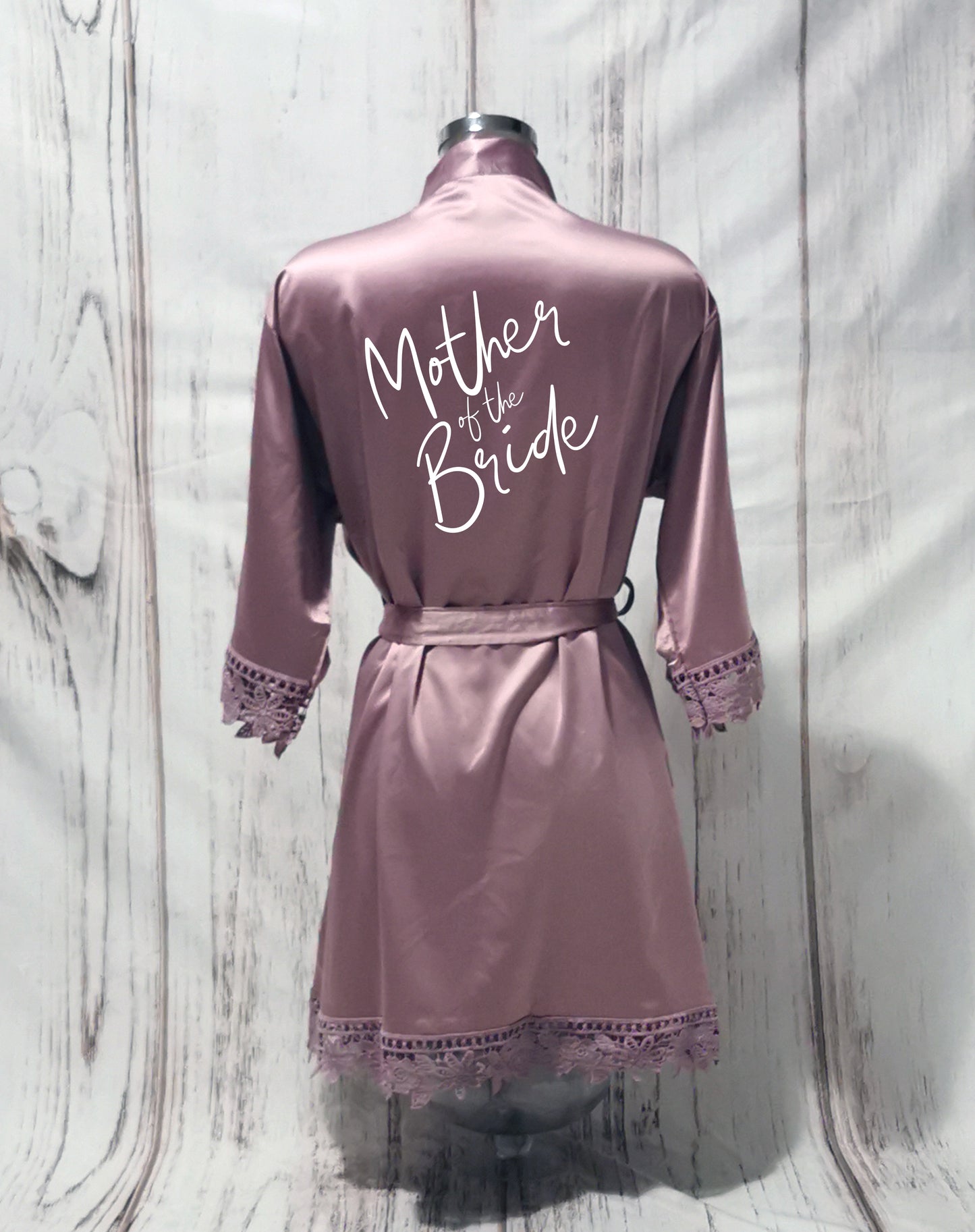 Luxury Personalised Maid of Honour Satin Robe