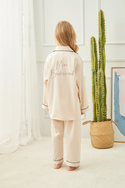 Personalised Mini Bridesmaid Pyjamas