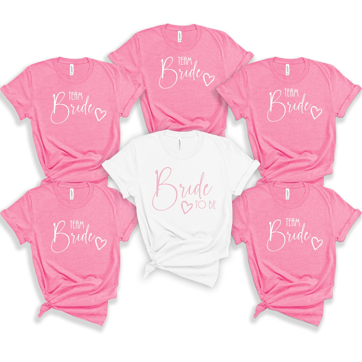 Personalised Bridal Party Hen Do TShirts - Unisex Casual fit