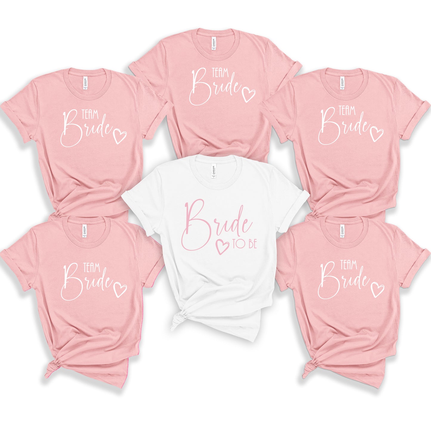 Personalised Bridal Party Hen Do TShirts - Unisex Casual fit