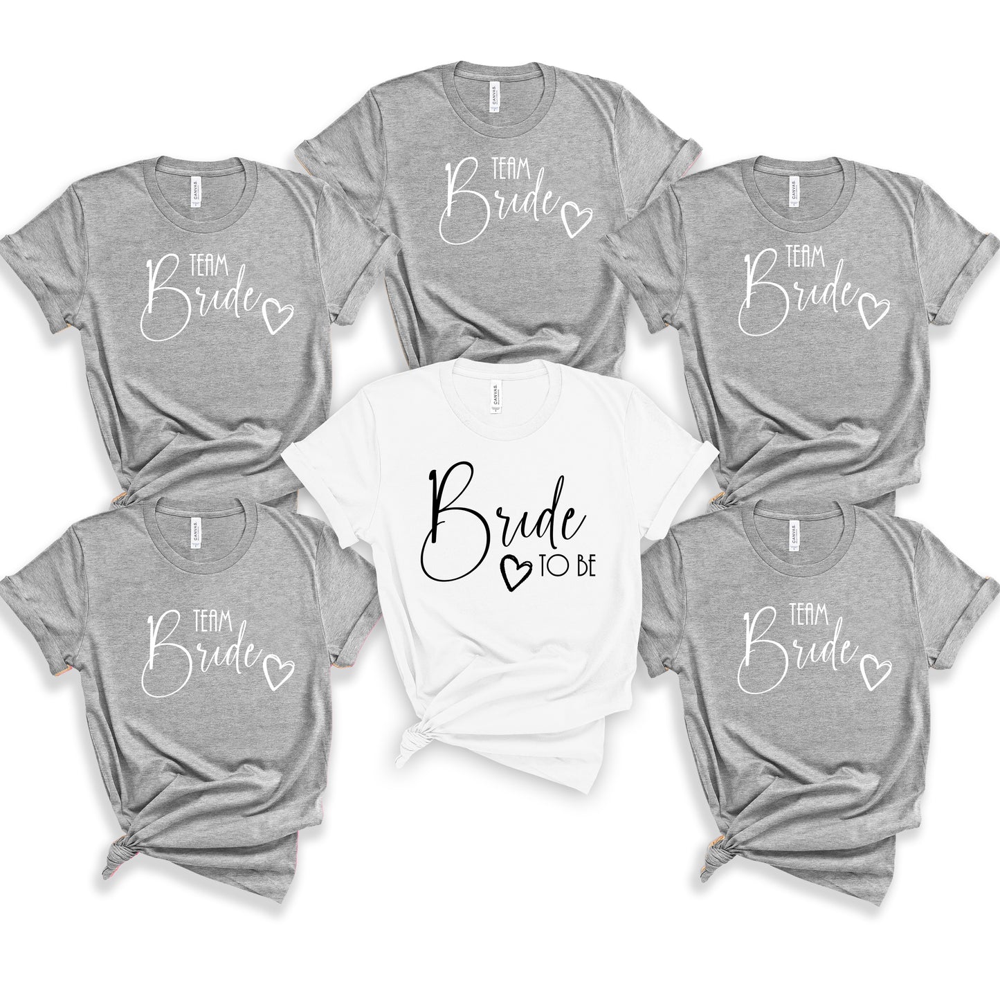 Personalised Bridal Party Hen Do TShirts - Unisex Casual fit