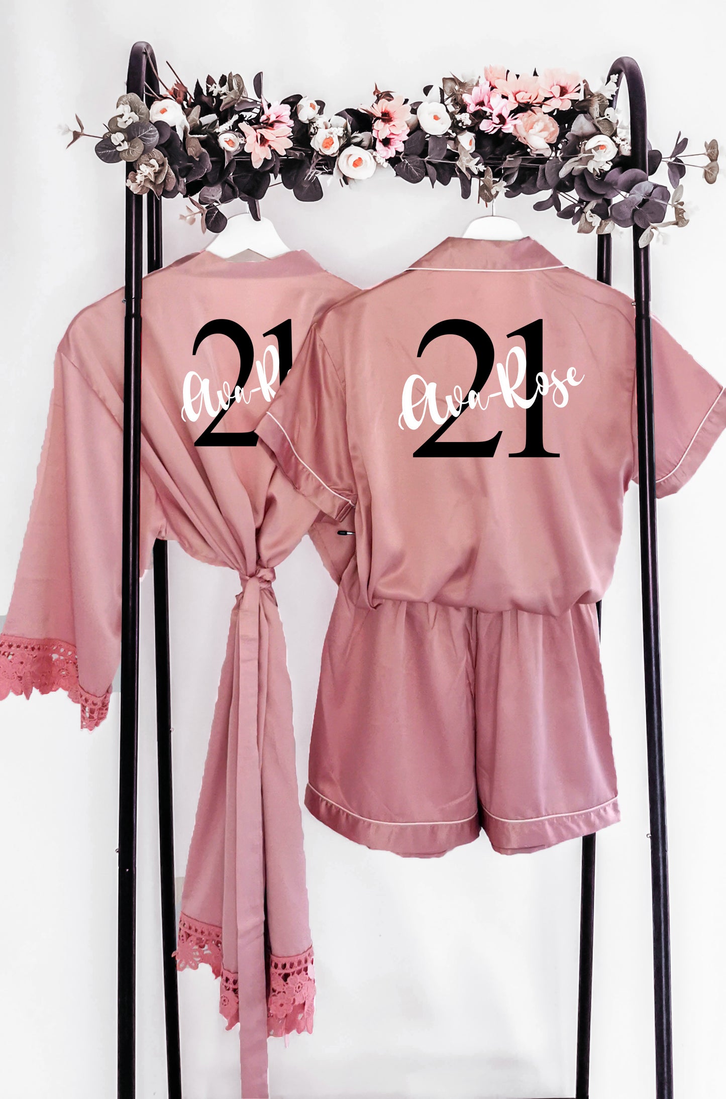 Personalised Birthday Robe with Name and Number, Special Girls Birthday Present