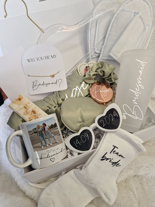 Personalised Bridesmaid Gift Box Bundle