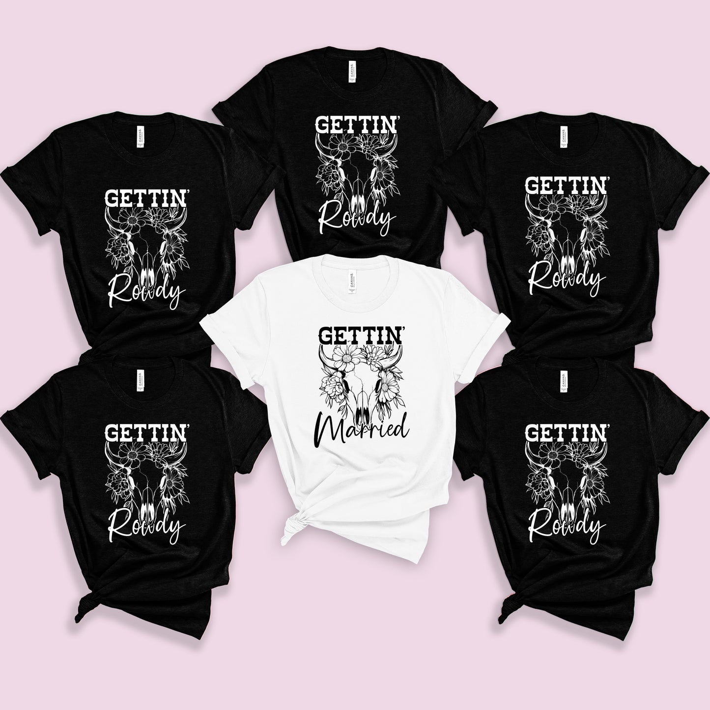 Getting Rowdy Getting Drunk Hen Party Shirt