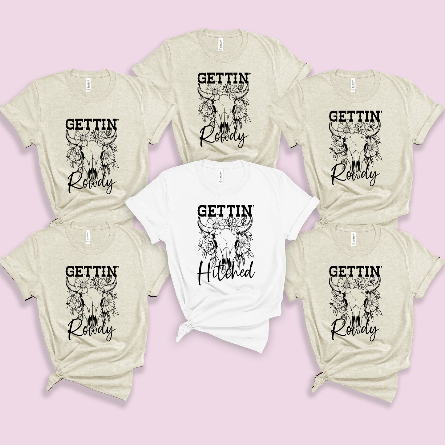 Getting Rowdy Getting Drunk Hen Party Shirt