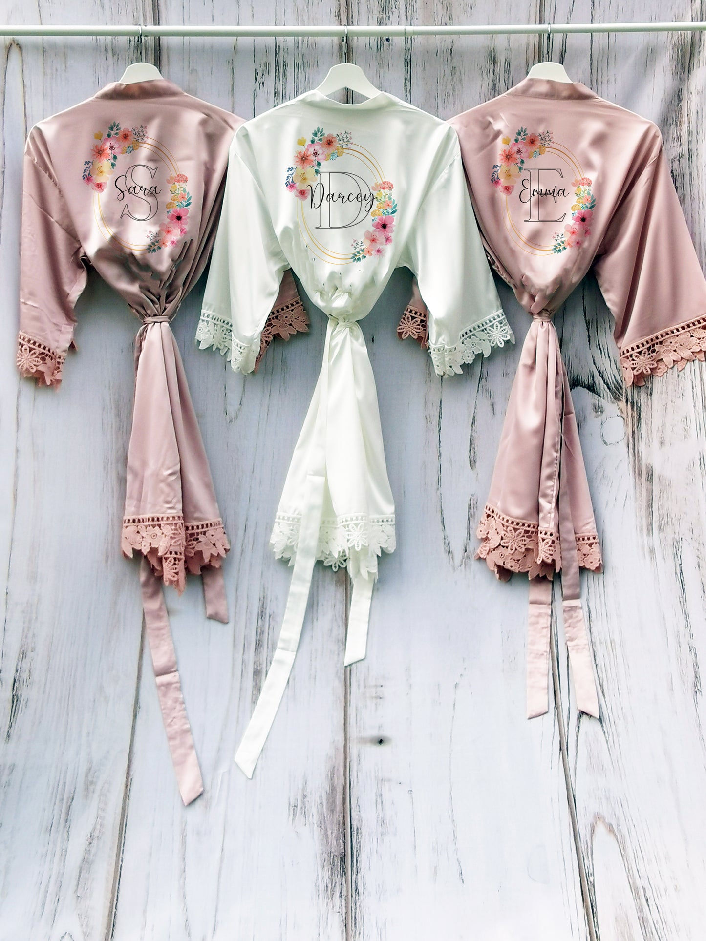 Matching Flowergirl and Bridesmaid Dressing Gowns *Darcey*