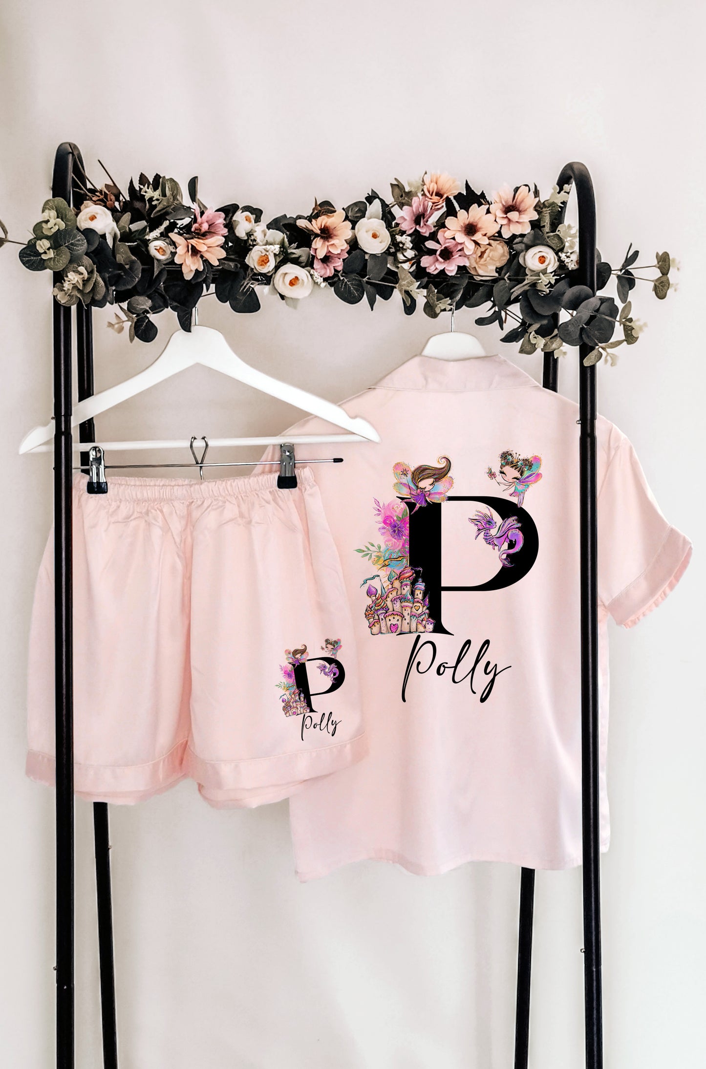 Luxury Personalised Fairies Birthday Sleepover Pyjamas (Kids)