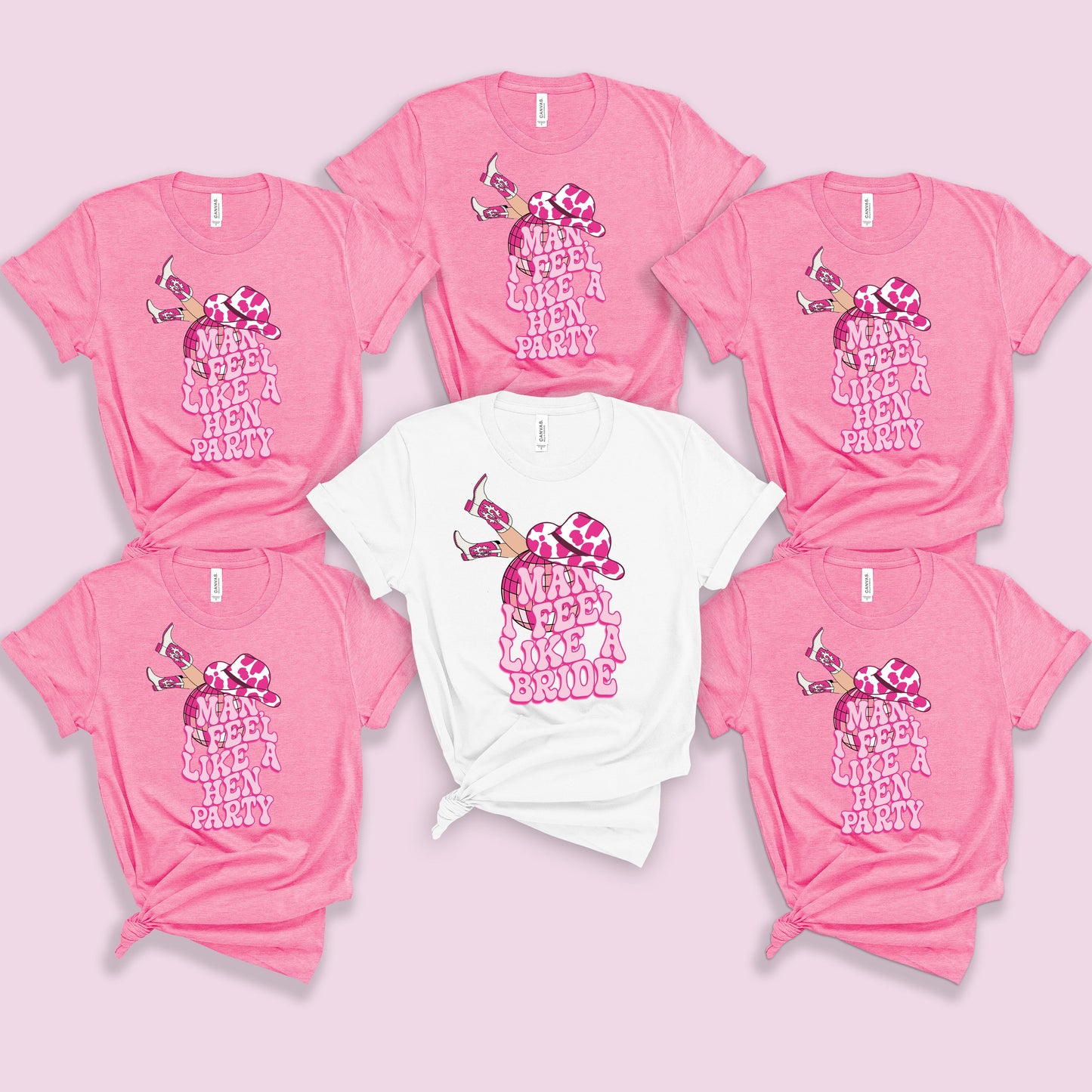Cowgirl Themed Hen Party TShirts