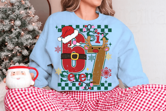 6 7 Six Seven Christmas Jumper (Kids Sizes)