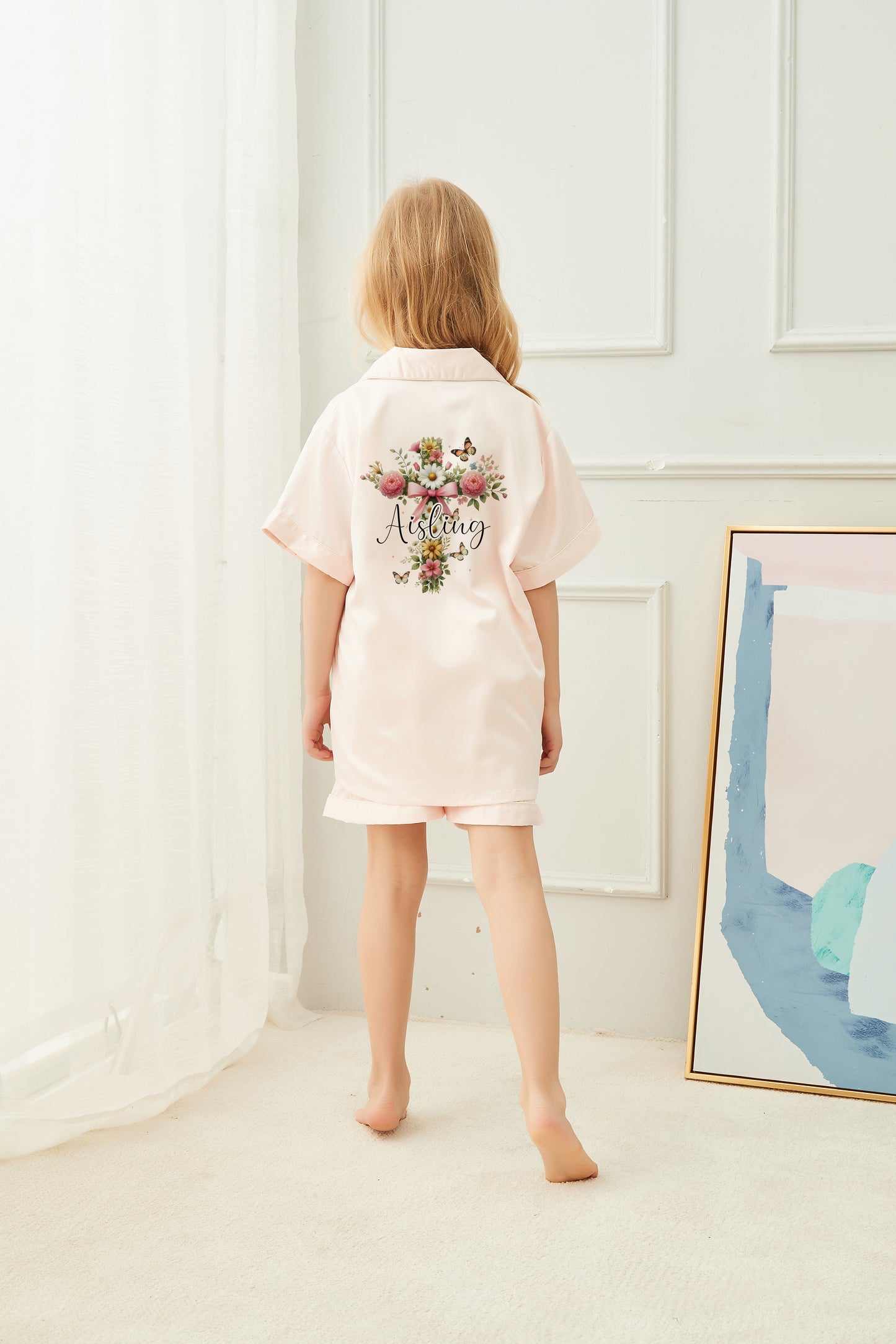 Custom Made Holy Communion Pyjamas - Personalised First Communion PJs for Girls