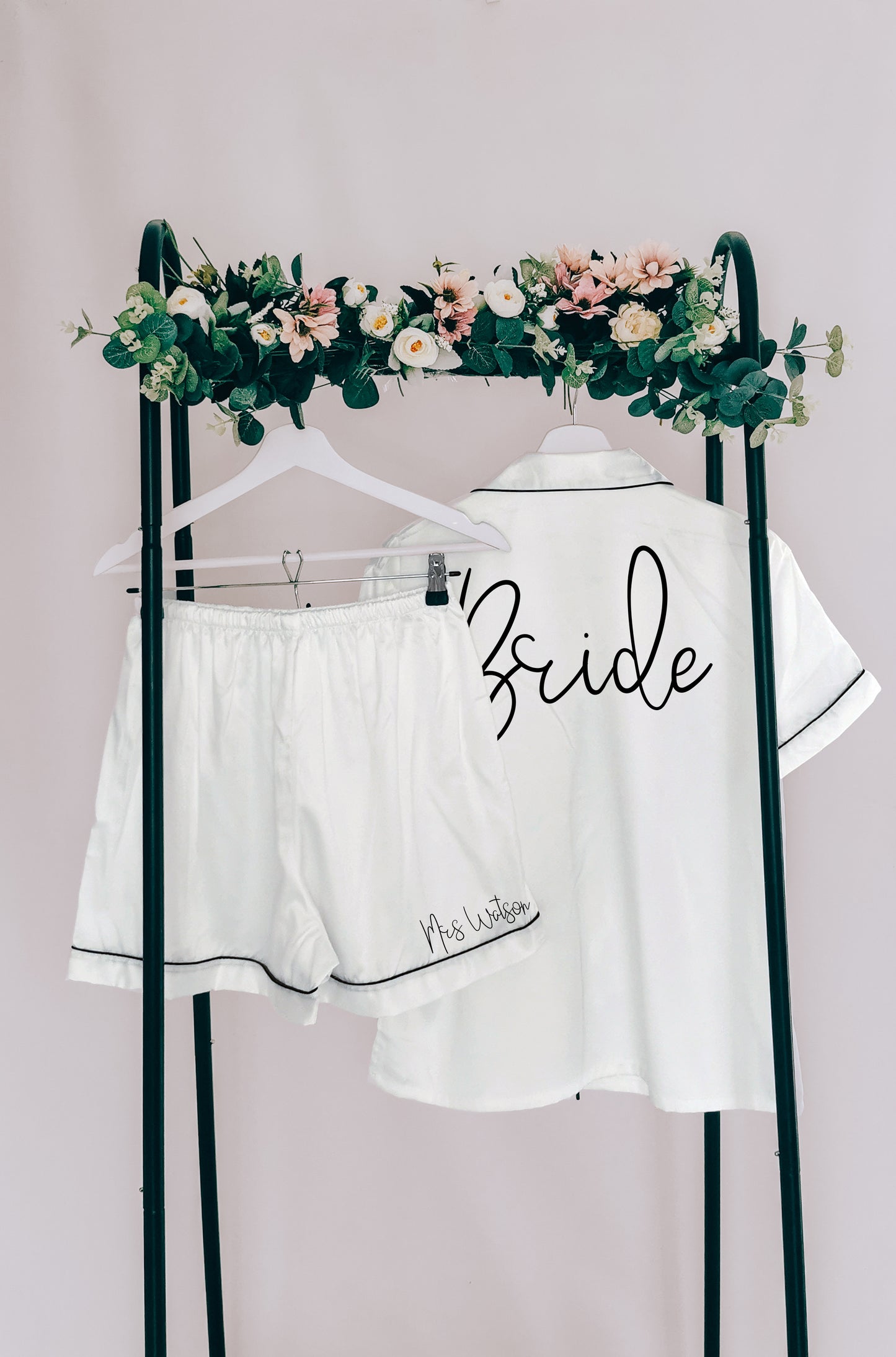 Personalised Bride Pyjamas and Robes, Future Mrs Pyjamas, Wedding Day Pyjamas and Robe