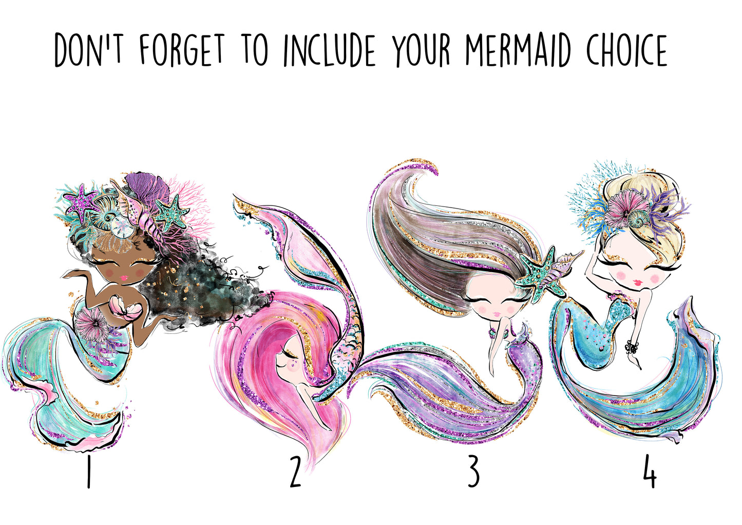 Personalised Birthday Mermaid Pyjamas (Kids)