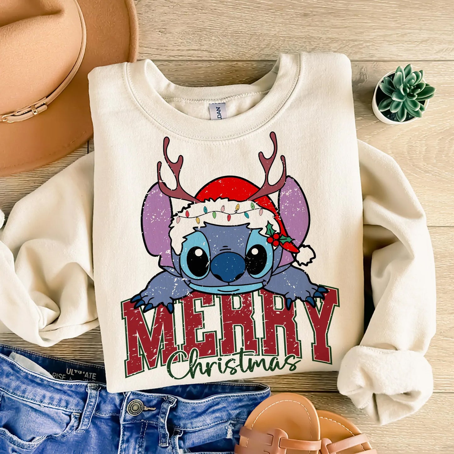 Personalised Merry Stitchmas Christmas Jumper