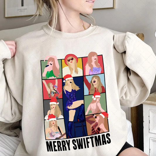 Custom Made Merry Swiftmas Christmas Jumper