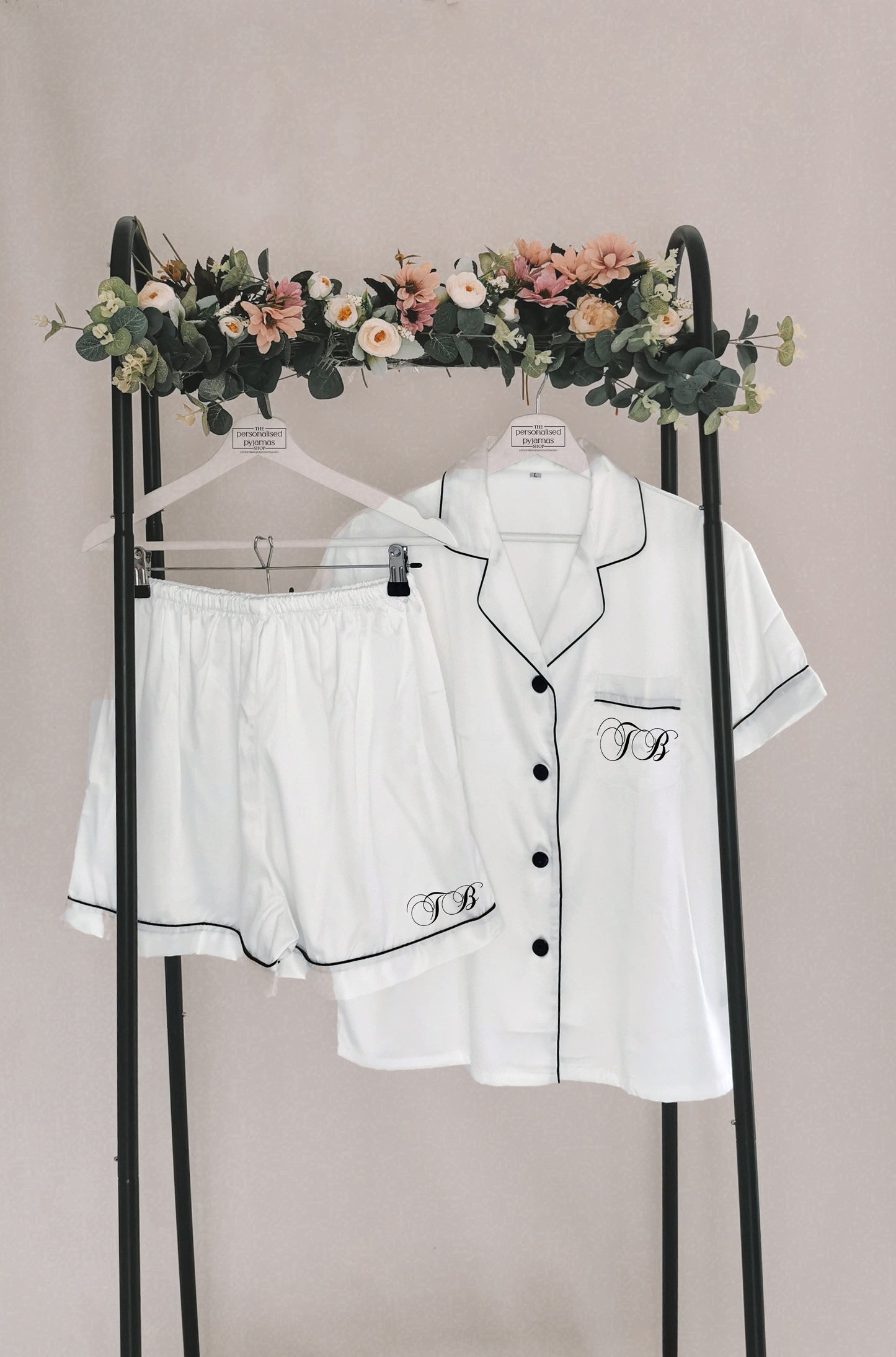 Luxe Monogram Silky Pyjamas (Kids)