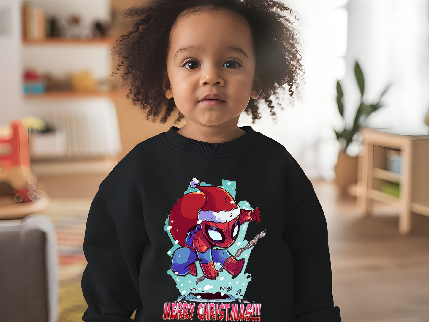 Personalised Spidey Christmas Jumper