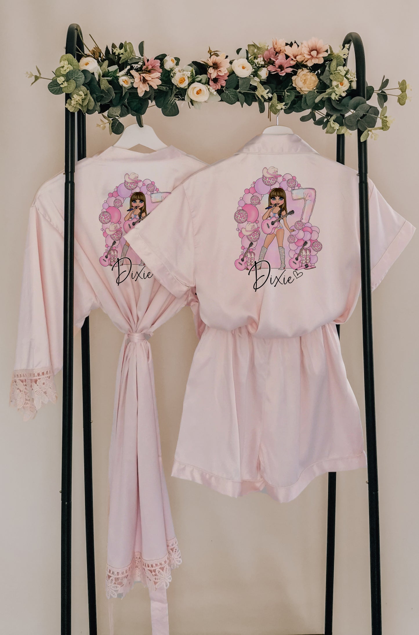 Personalised Popstar Birthday Robe – Custom Dollie