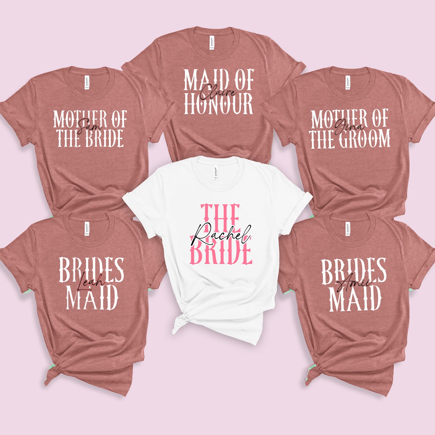 Personalized Western Bachelorette Party Shirts, Custom Hens Party Group T-Shirts