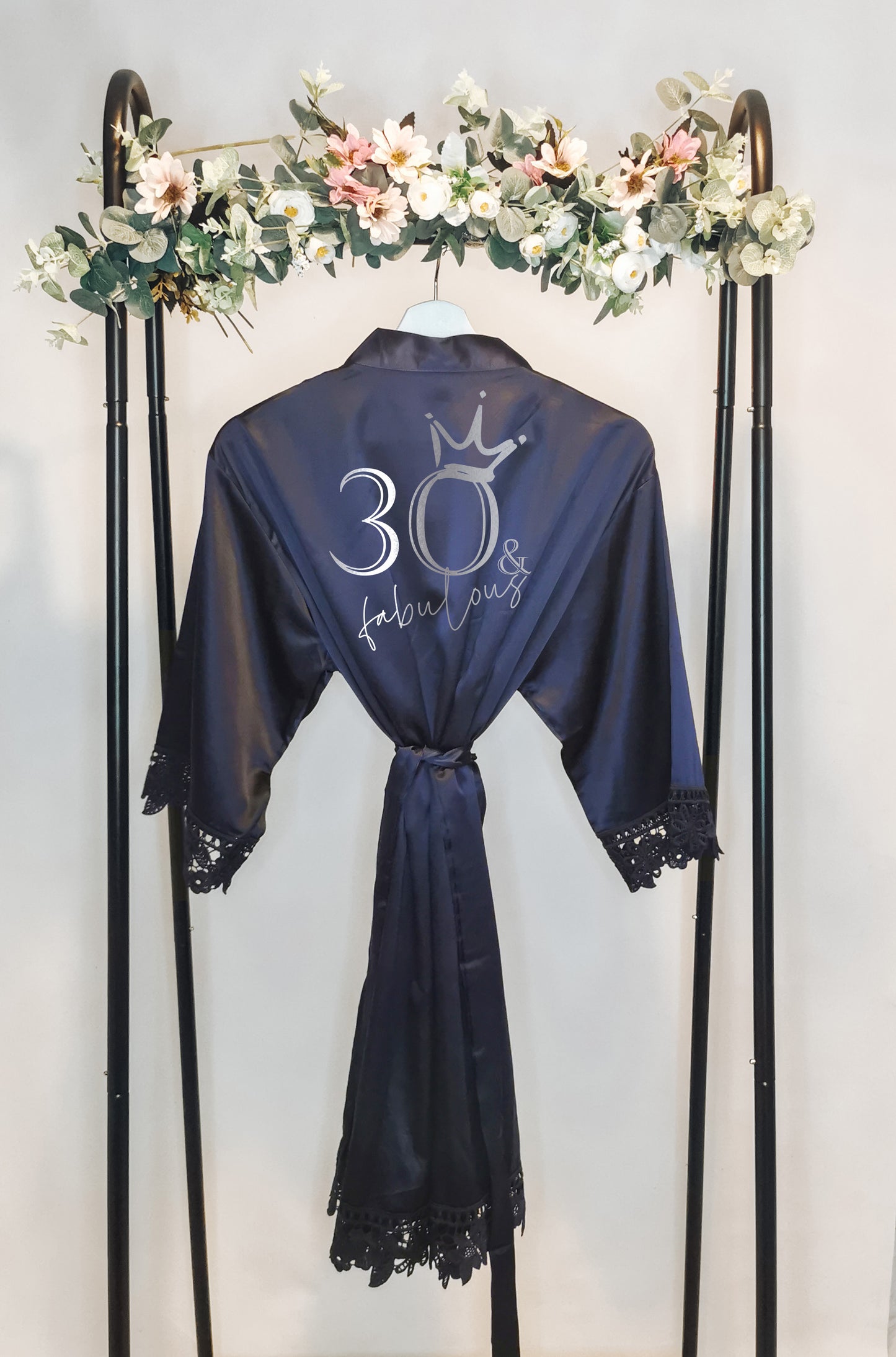 40 and Fabulous Extra Special Birthday Pyjamas, Birthday Dressing Gown Robe