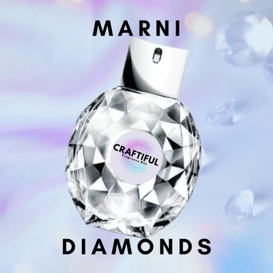 Marni Diamonds Snap Bar, Perfume Simmering Granules and Carpet Freshener, Strong Scented Home Wax