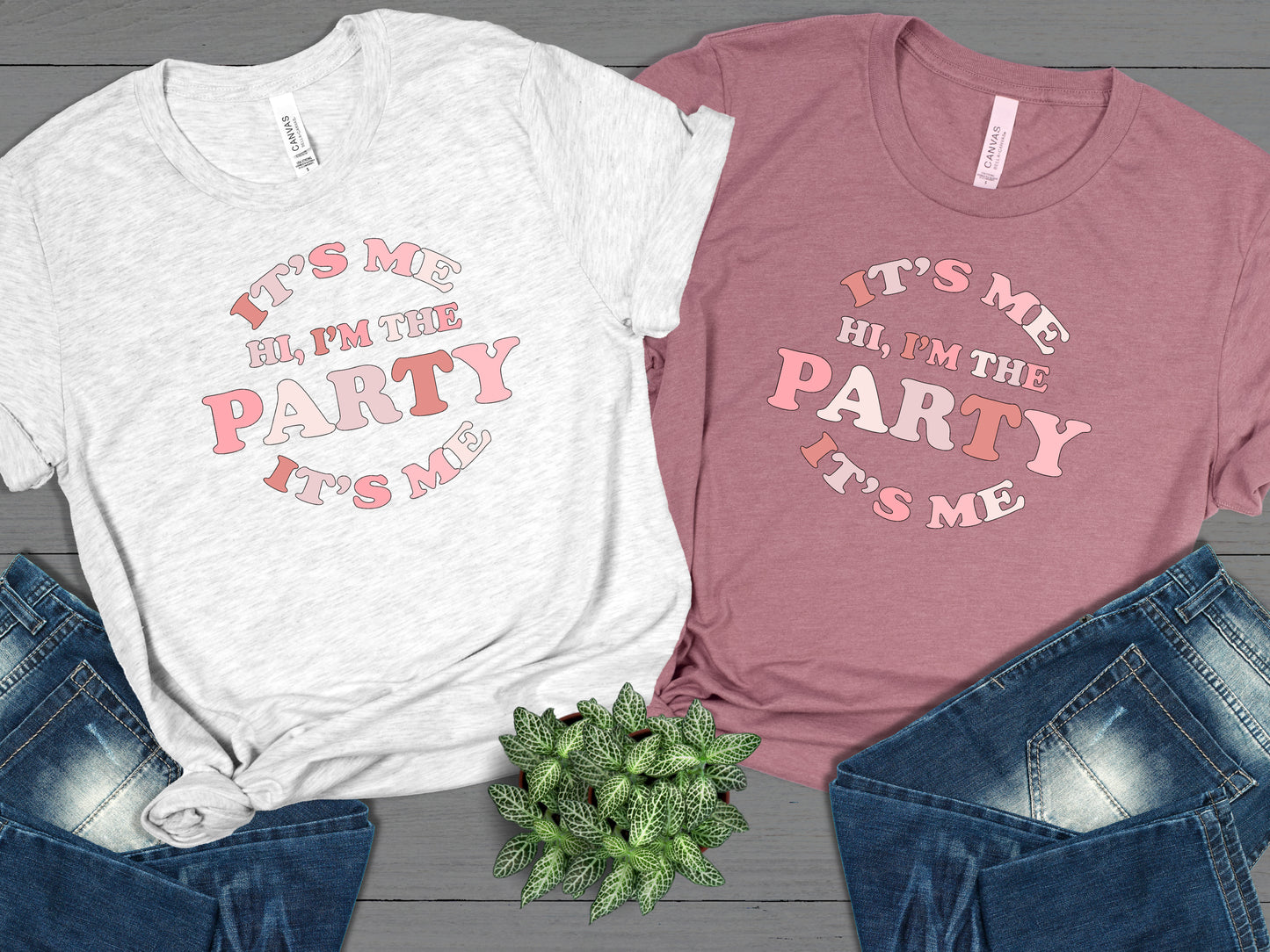 Swift Style Hi I'm The Party Hen Party TShirts - Matching Girls Weekend Outfits