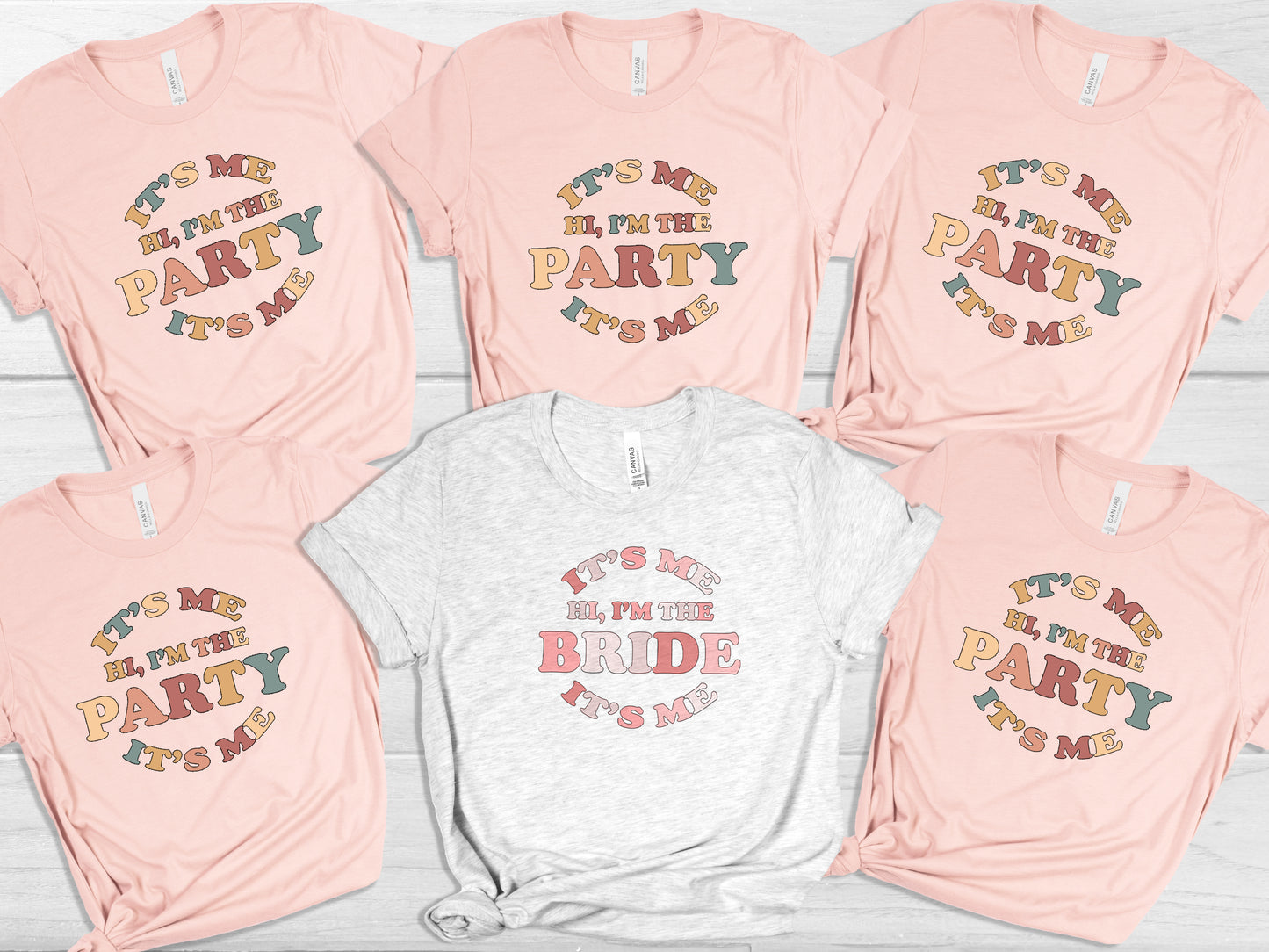 Swift Style Hi I'm The Party Hen Party TShirts - Matching Girls Weekend Outfits