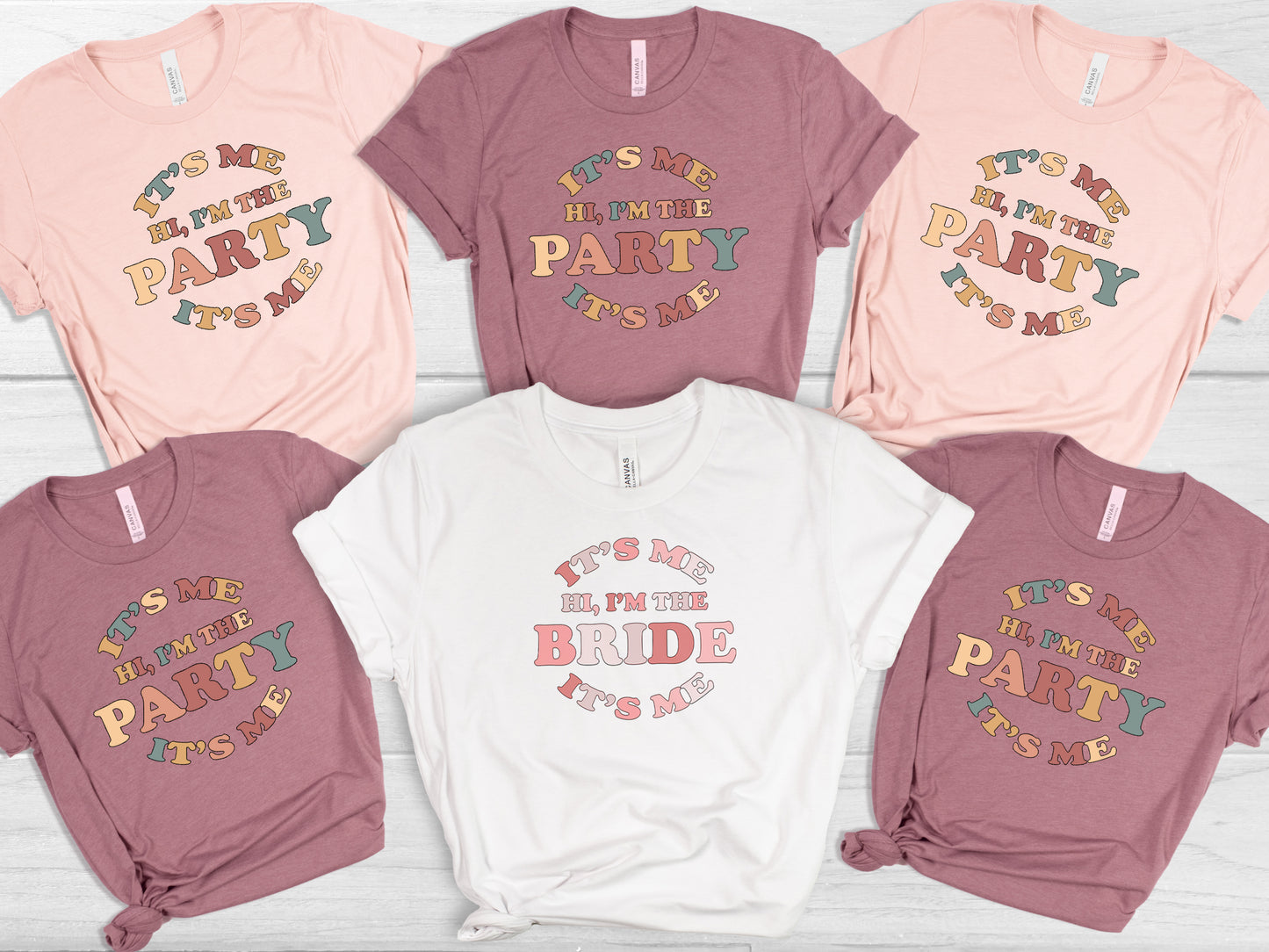 Swift Style Hi I'm The Party Hen Party TShirts - Matching Girls Weekend Outfits