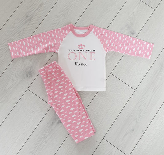 When I Wake Up Personalised Pyjamas, Personalised Birthday Pyjamas