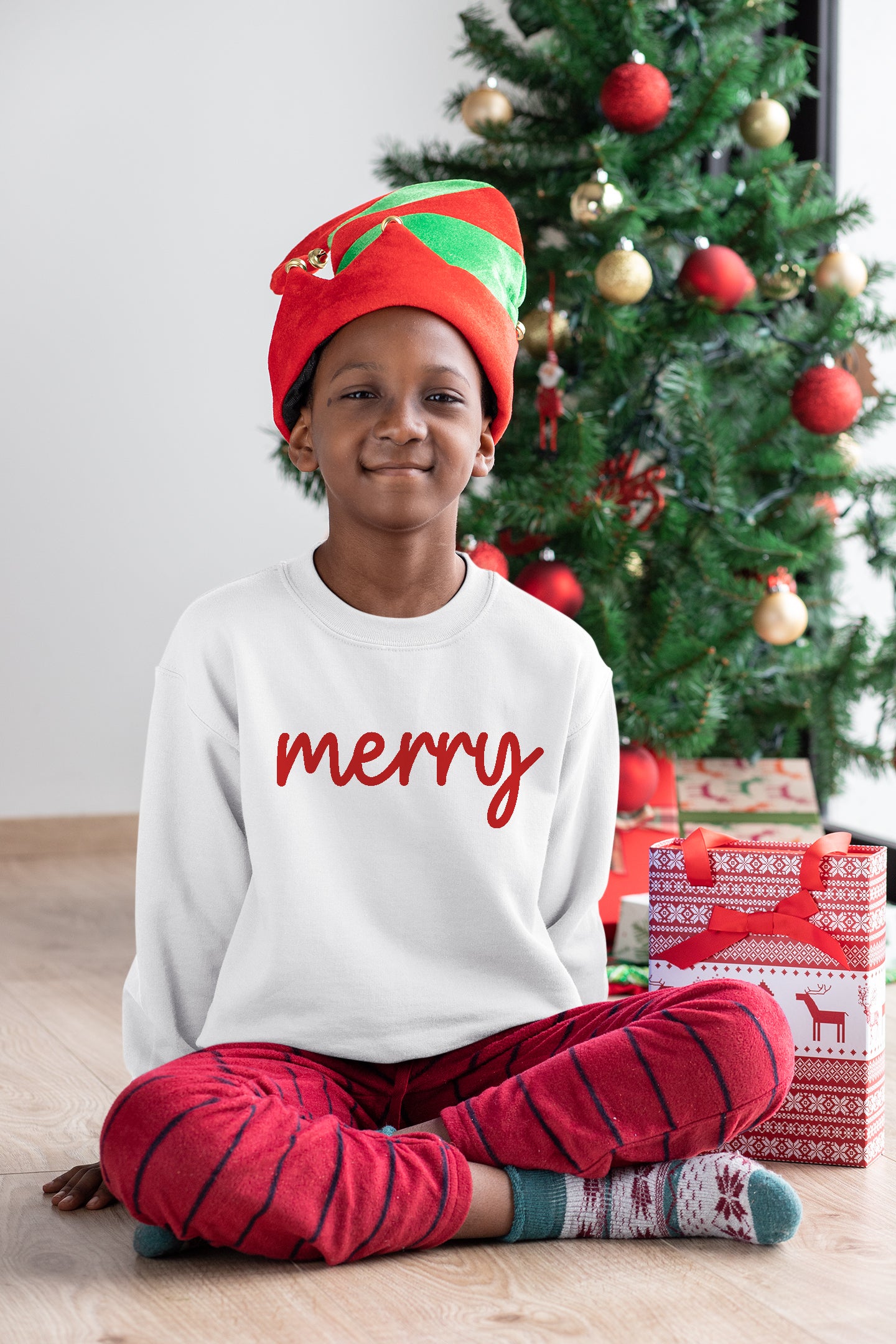 MERRY Christmas Jumper, Alternative Christmas Jumper Day Sweatshirt