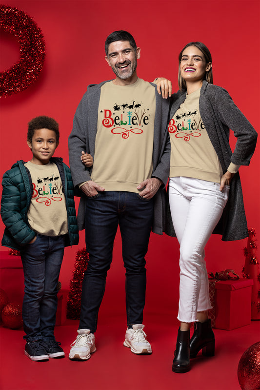 Personalised Matching Family Christmas Jumper