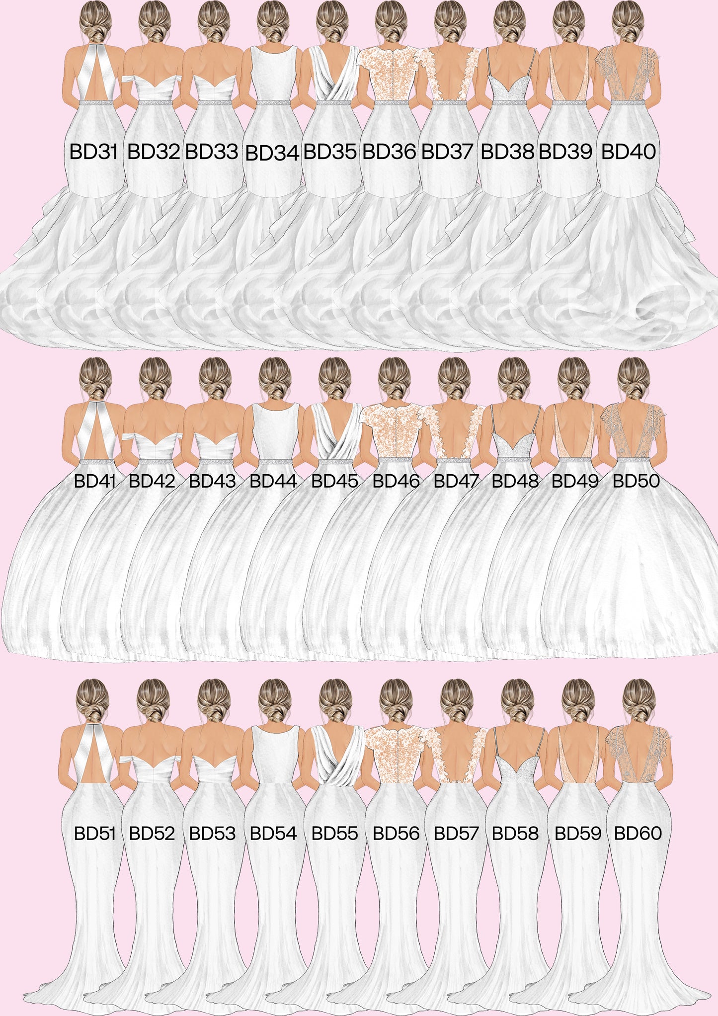 Personalised Bride Squad Illustration Print