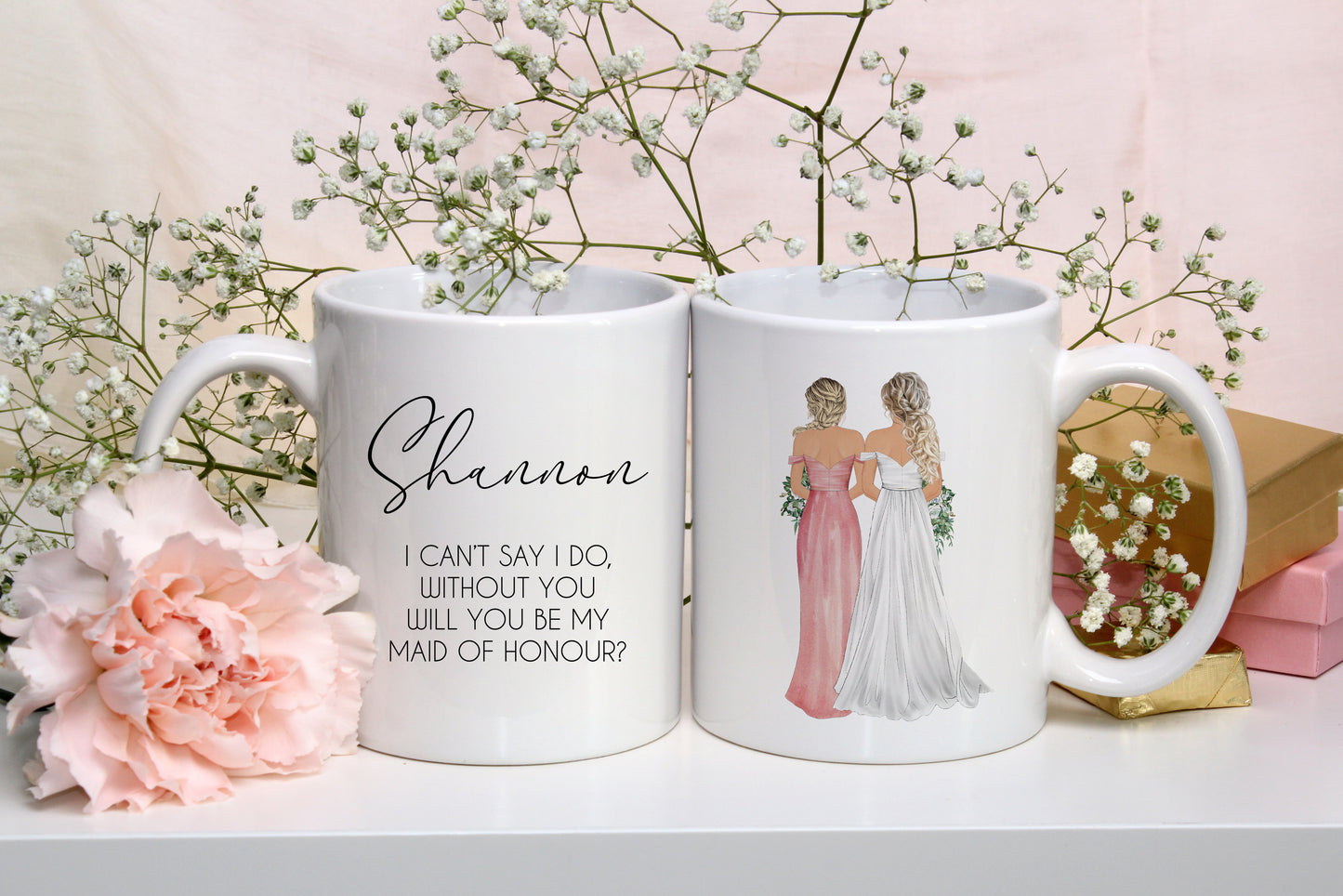 Personalised Bridesmaid Mug