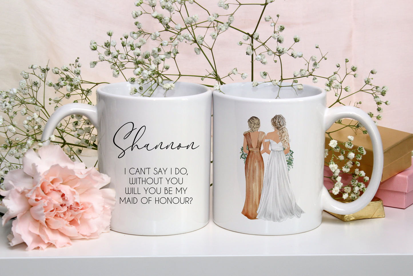 Personalised Bridesmaid Mug