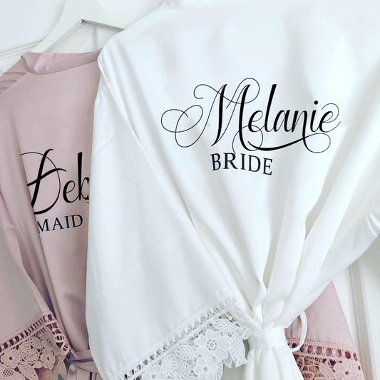 Personalised Bridal Party Robe