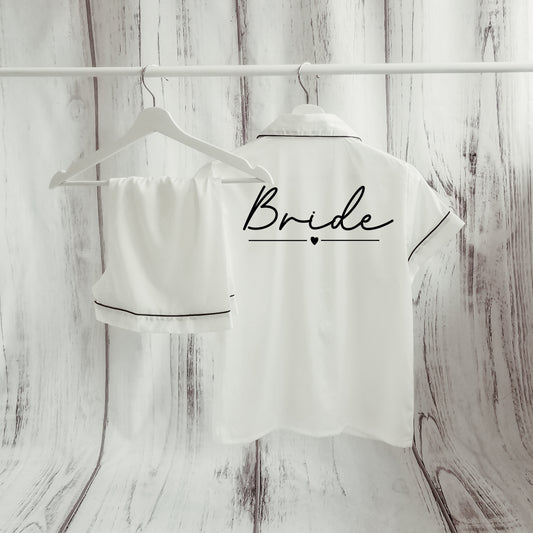 Cute Personalised Bridal Party Pyjamas "FARAH"