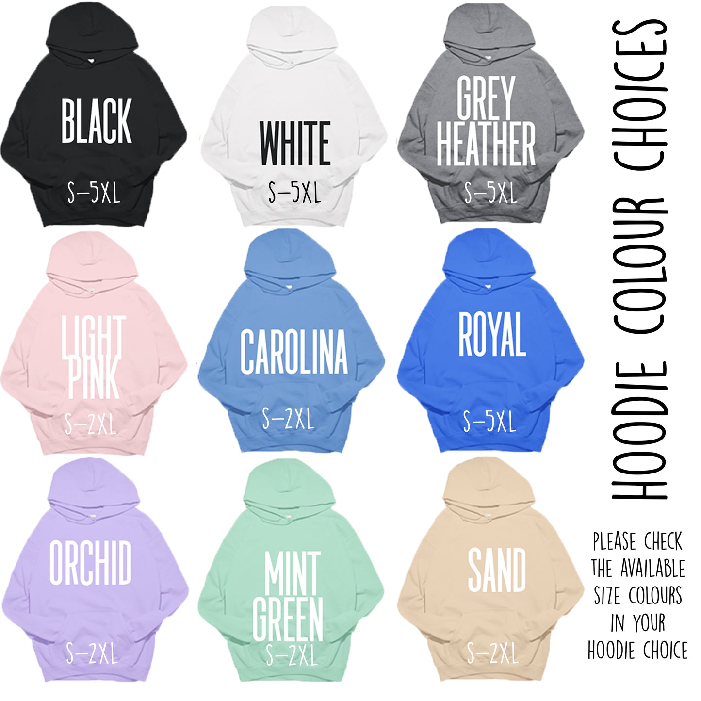 Premium Personalised Bridesmaid and Bridesman Hoodie