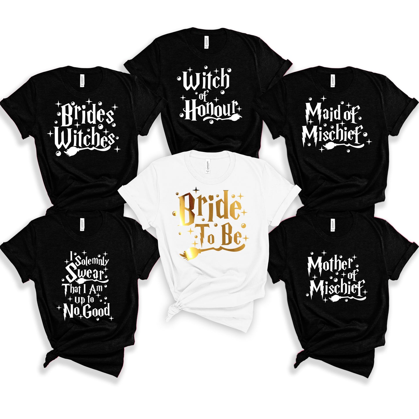 Witch Themed Hen Party TShirts, Witchy Bride Tshirt, This Witch Is Getting Hitched