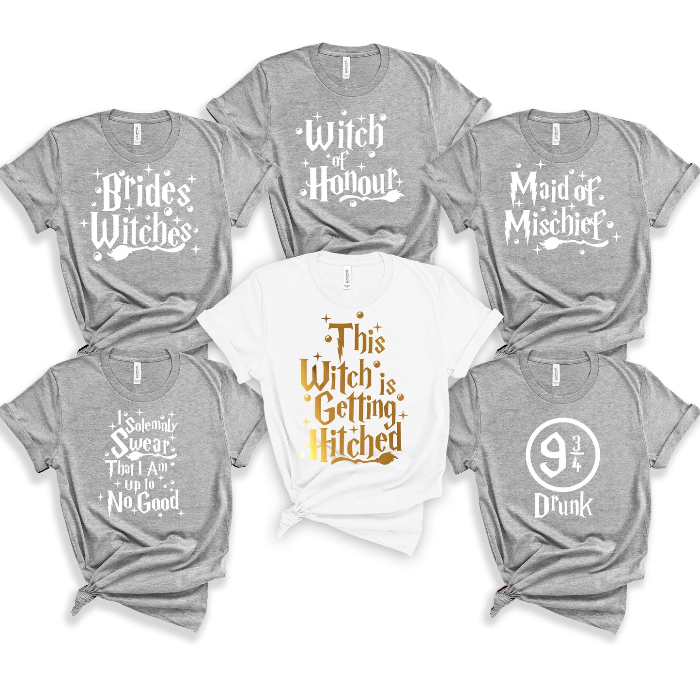 Witch Themed Hen Party TShirts, Witchy Bride Tshirt, This Witch Is Getting Hitched