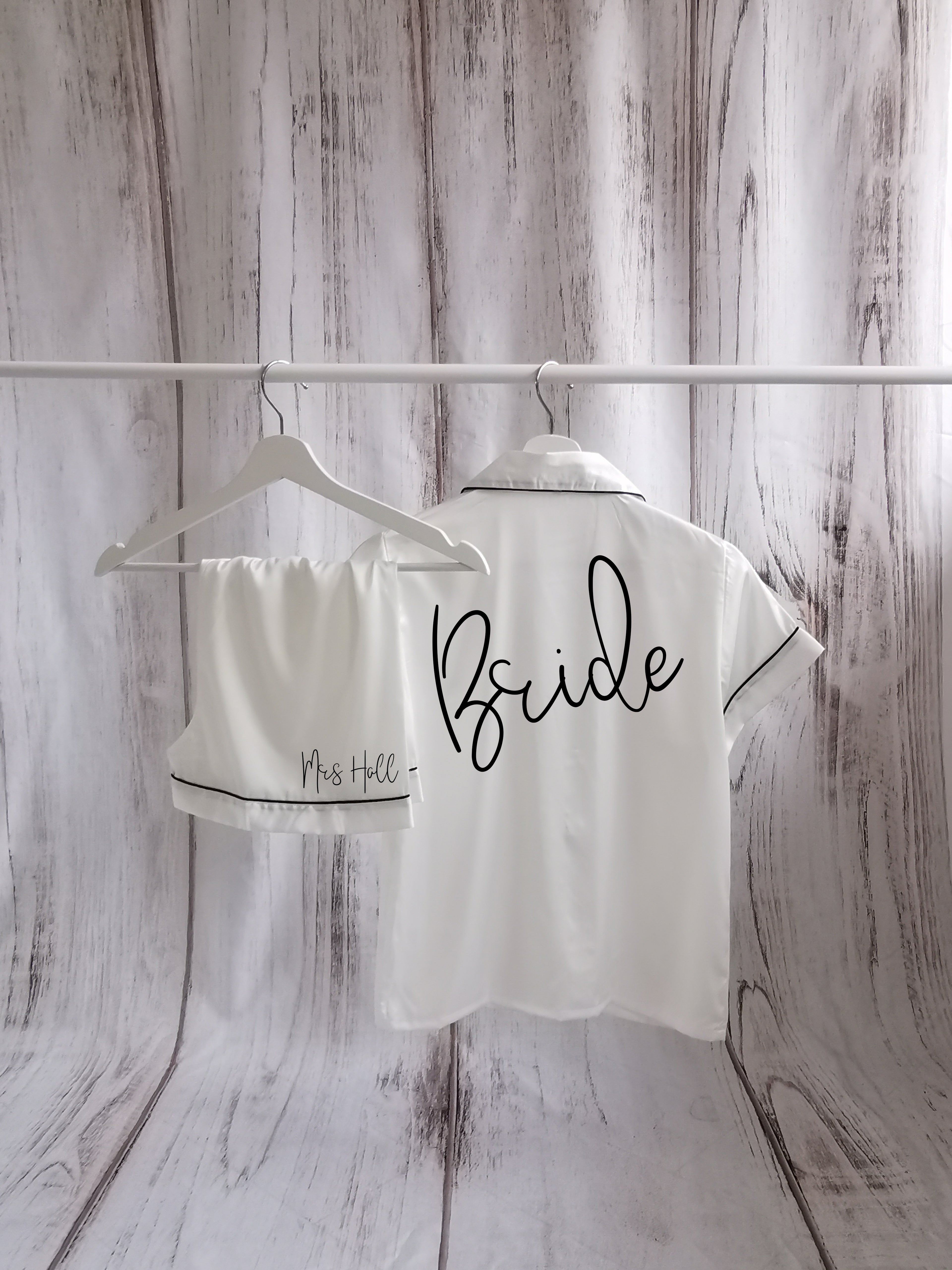 Personalised bridal online pyjamas