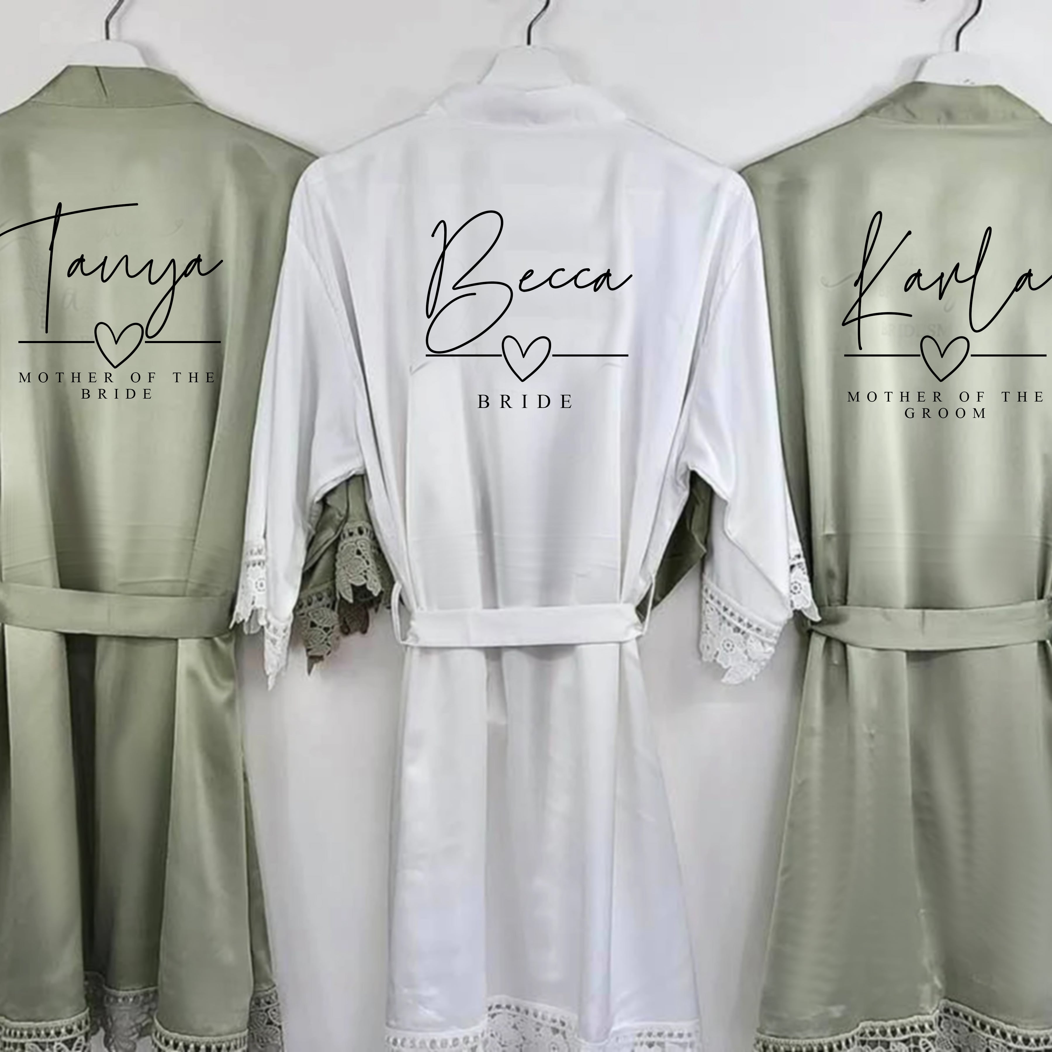 Personalised hotsell wedding robes