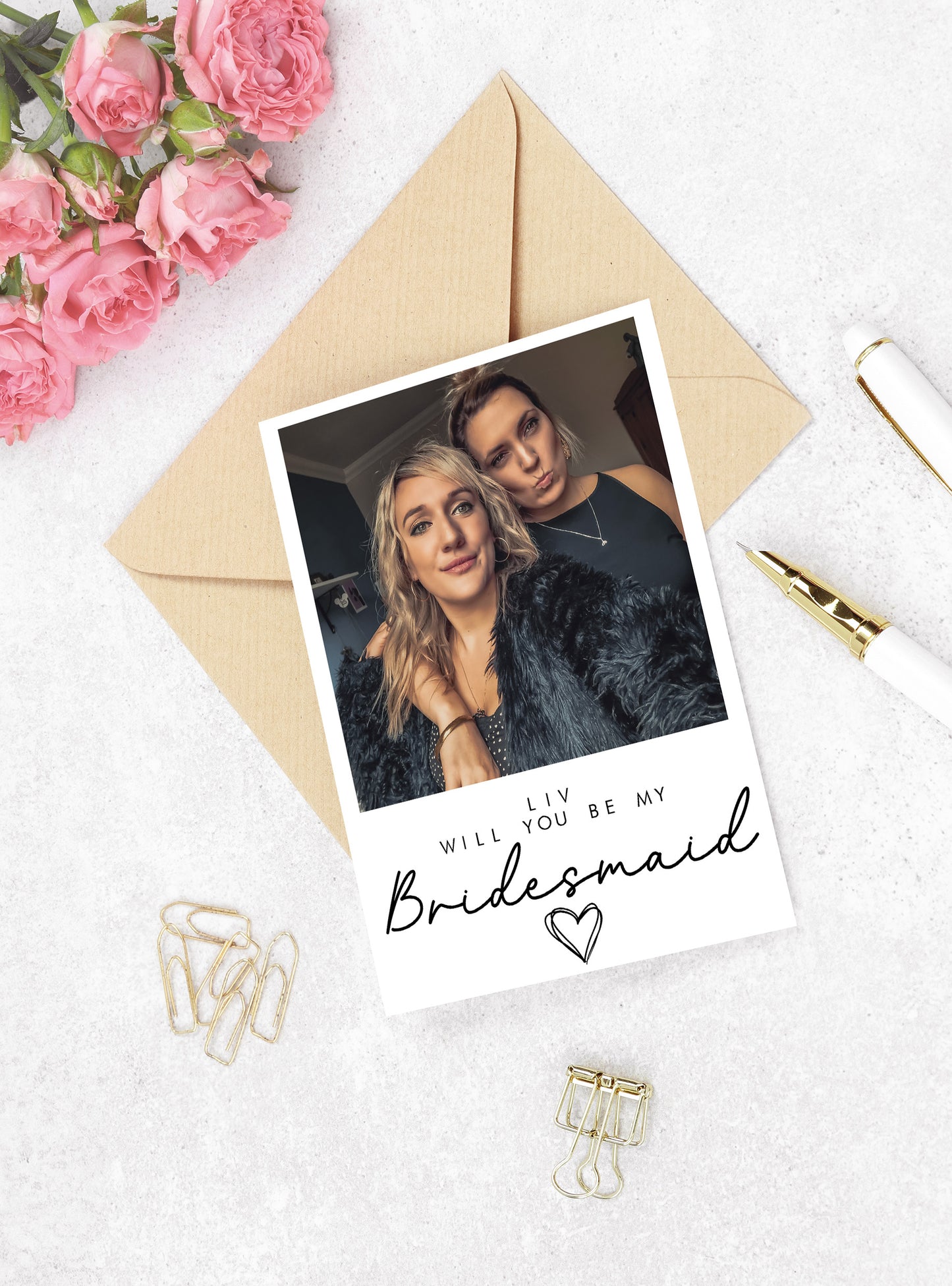 Personalised Bridesmaid Proposal Card